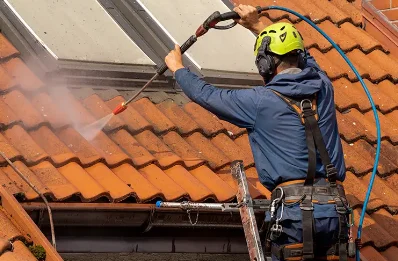 Démoussage et hydrofuge de toiture à Reyssouze